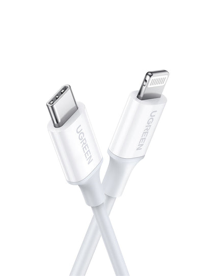 UGREEN USB-C to Lightning Cable 60747 0.5m, White