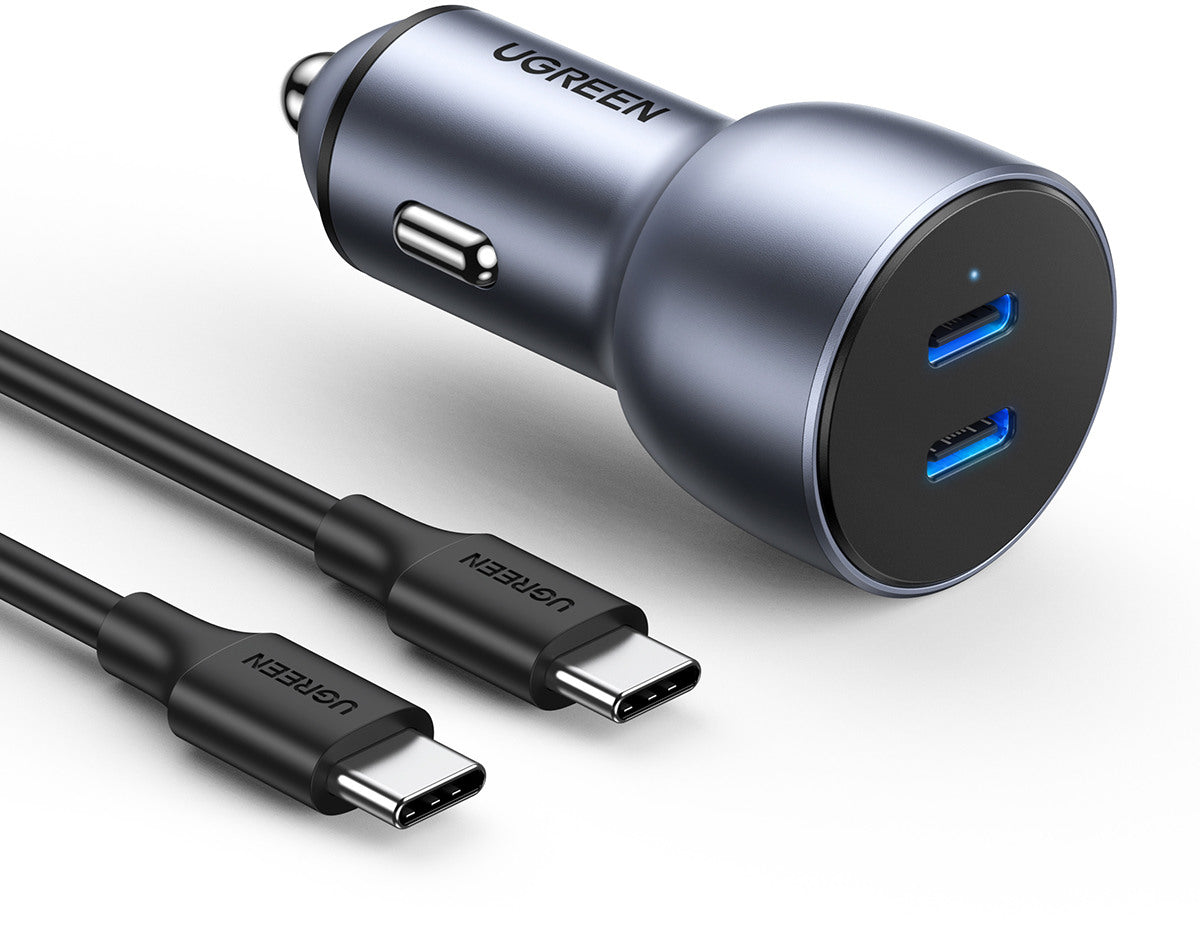 UGREEN Fast Car Charger 50W 70594 USB-C PD+USB-C PD