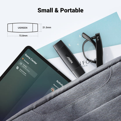 UGREEN Card Reader Multifunction 80191 Black, (BB)