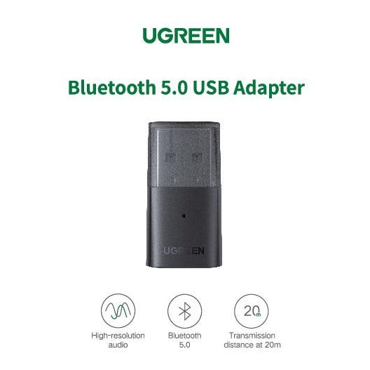 UGREEN Bluetooth 5.0 Adpater USB-A 80889 Black