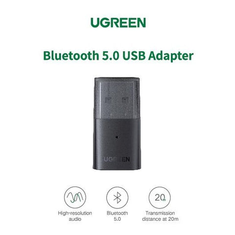 UGREEN Bluetooth 5.0 Adpater USB-A 80889 Black