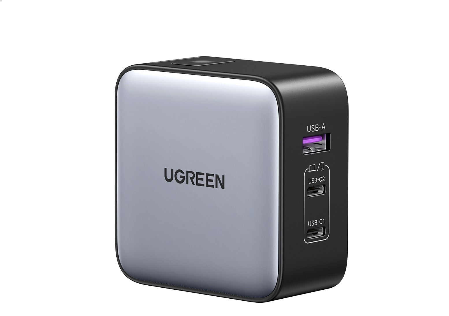 UGREEN Worldwide Travel Fastcharger 90409 65W,USB-A,2x USB-C,GaN Tech