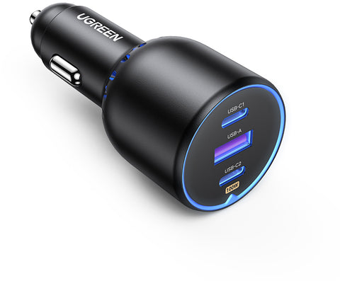 UGREEN Fast Car Charger 130W 90413 2xUSB-C PD+USB-A