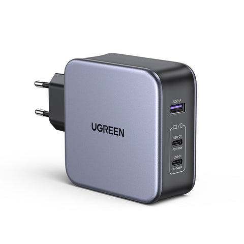 UGREEN USB Wallcharger Nexode 140W 90549 Bundle,GaN,USB-A+C,1.5m Cable