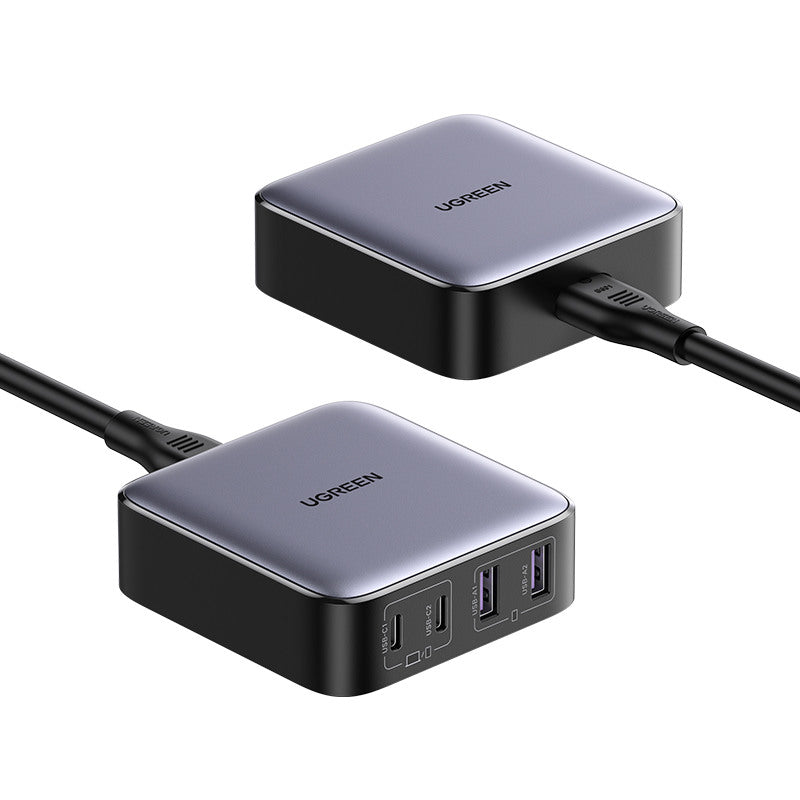 UGREEN USB Desktopcharger Nexode 90747 65W,2xUSB-A+USB-C, Black