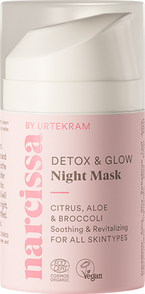 URTEKRAM Nachtmaske Narcissa Detox