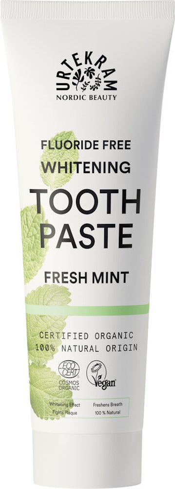 URTEKRAM Zahncreme Fresh Mint nat. weiss