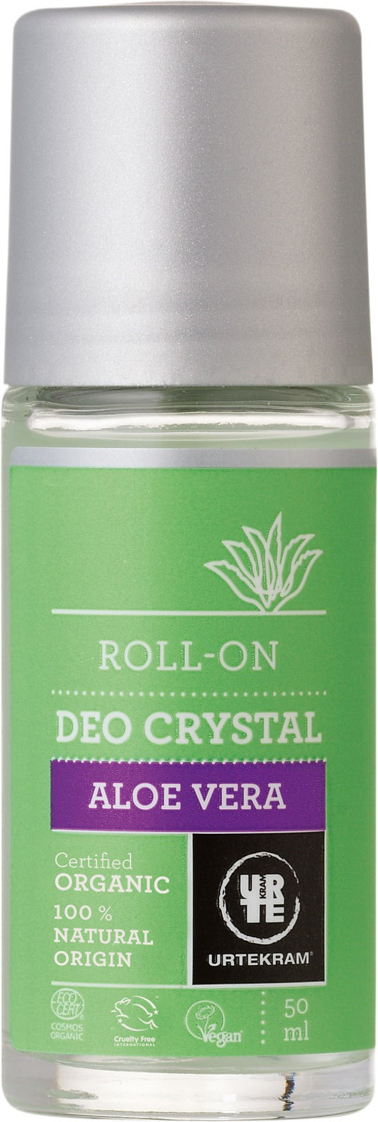 URTEKRAM Deo Roll On Crystal Aloe Vera