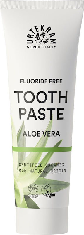 URTEKRAM Zahncreme Aloe Vera ohne Fluor