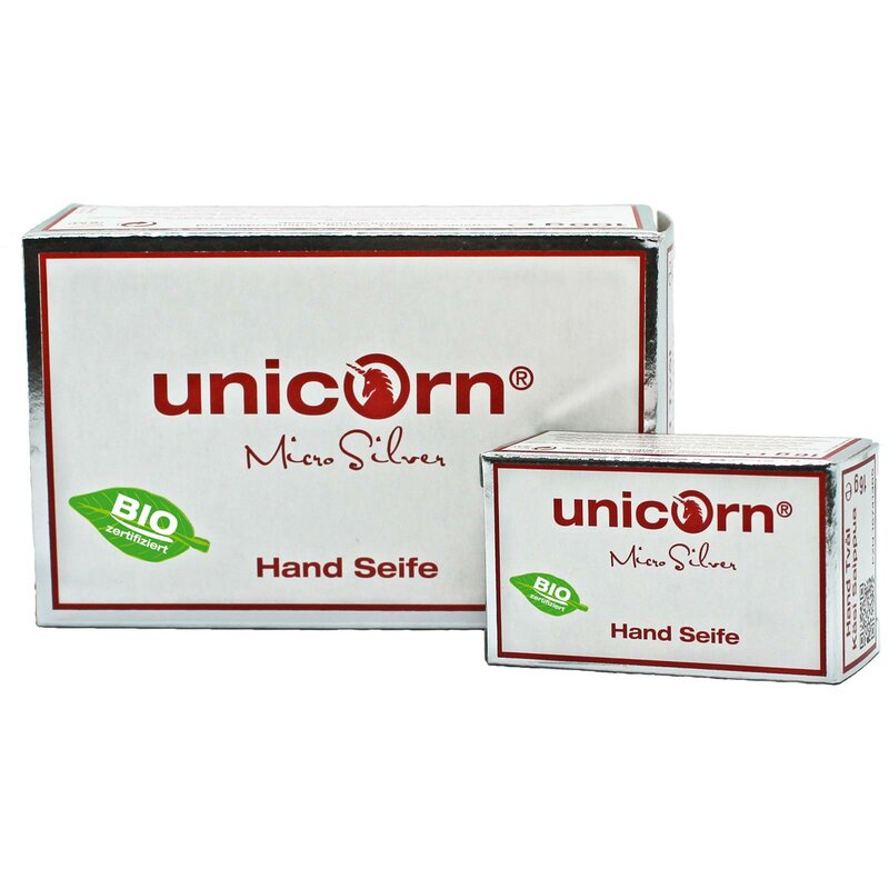 UNICORN Handseife mit Silber 100g