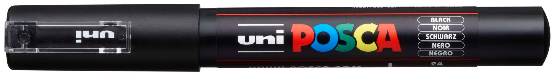 UNI-BALL Posca Marker 0.7mm PC-1M BLACK schwarz