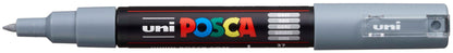 UNI-BALL Posca Marker 7mm PC-1M GREY grau
