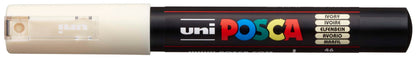 UNI-BALL Posca Marker 7mm PC-1M IVORY elfenbein