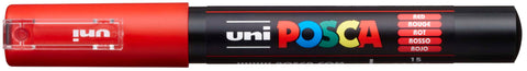 UNI-BALL Posca Marker 0.7mm PC-1M RED rot