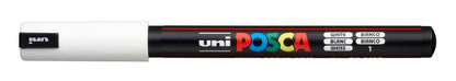 UNI-BALL Posca Fineliner 0,7mm PC-1MR WHITE weiss