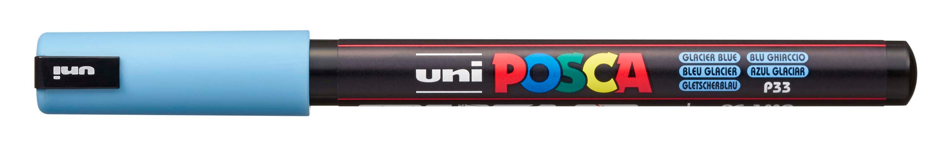 UNI-BALL Fineliner Posca 0.7mm PC-1MR_GLACIER_BLUE gletscherblau