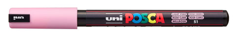 UNI-BALL Fineliner Posca 0.7mm PC-1MR_LIGHT PINK hellrosa