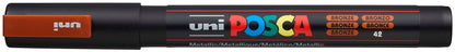 UNI-BALL Posca Marker 0,9-1,3mm PC-3M BRONZE bronze