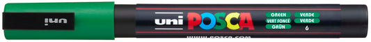 UNI-BALL Posca Marker 0,9-1,3mm PC-3M GREEN grün, Rundspitze