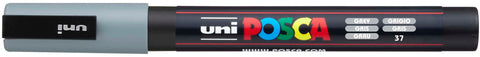 UNI-BALL Posca Marker 0,9-1,3mm PC-3M GREY grau, Rundspitze
