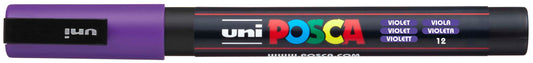 UNI-BALL Posca Marker 0,9-1,3mm PC-3M VIOLET violett, Rundspitze