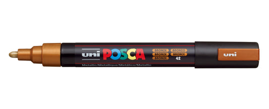 UNI-BALL Posca Marker 1,8-2,5mm PC-5M BRONZE bronze, Rundspitze