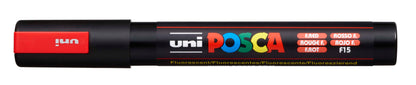 UNI-BALL Posca Marker 1,8-2,5mm PC-5M F.RED fluo rot, Rundspitze
