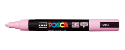 UNI-BALL Posca Marker 1,8-2,5mm PC-5M L.PINK hellrosa, Rundspitze