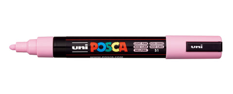 UNI-BALL Posca Marker 1,8-2,5mm PC-5M L.PINK hellrosa, Rundspitze