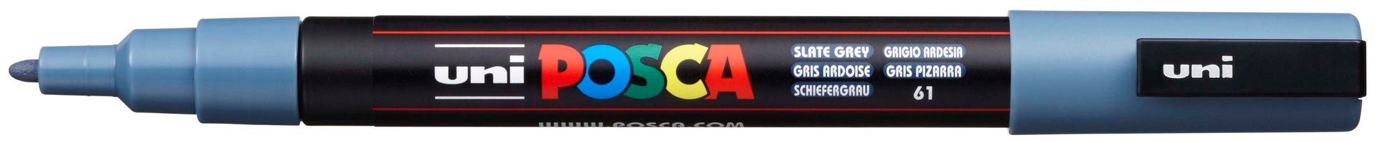 UNI-BALL Posca Marker 0,9-1,3mm PC3MSLATEGRE dunkelgrau