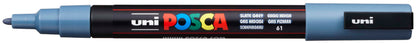 UNI-BALL Posca Marker 0,9-1,3mm PC3MSLATEGRE dunkelgrau
