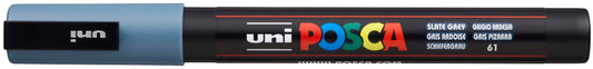 UNI-BALL Posca Marker 0,9-1,3mm PC3MSLATEGRE dunkelgrau