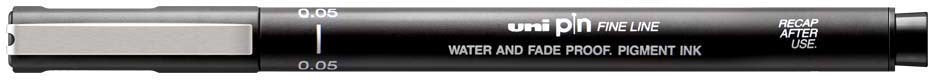 UNI-BALL Fineliner Pin 0,05mm PIN005200B schwarz