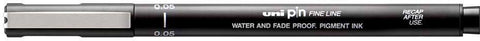 UNI-BALL Fineliner Pin 0,05mm PIN005200B schwarz