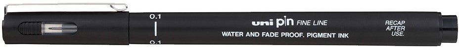 UNI-BALL Fineliner Pin 0,1mm PIN01200(S)B schwarz