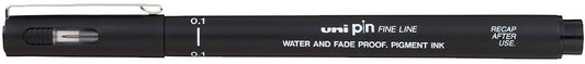 UNI-BALL Fineliner Pin 0,1mm PIN01200(S)B schwarz
