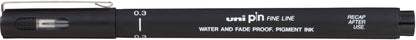 UNI-BALL Fineliner Pin 0,3mm PIN03200(S)B schwarz