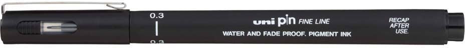 UNI-BALL Fineliner Pin 0,3mm PIN03200(S)B schwarz