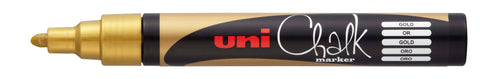 UNI-BALL Chalk Marker 1.8-2.5mm PWE-5M GOLD gold, Rundspitze