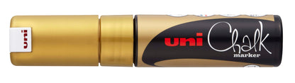 UNI-BALL Chalk Marker 8mm PWE-8K GOLD gold, Keilspitze