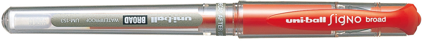UNI-BALL Signo Broad 1mm UM-153 RED rot