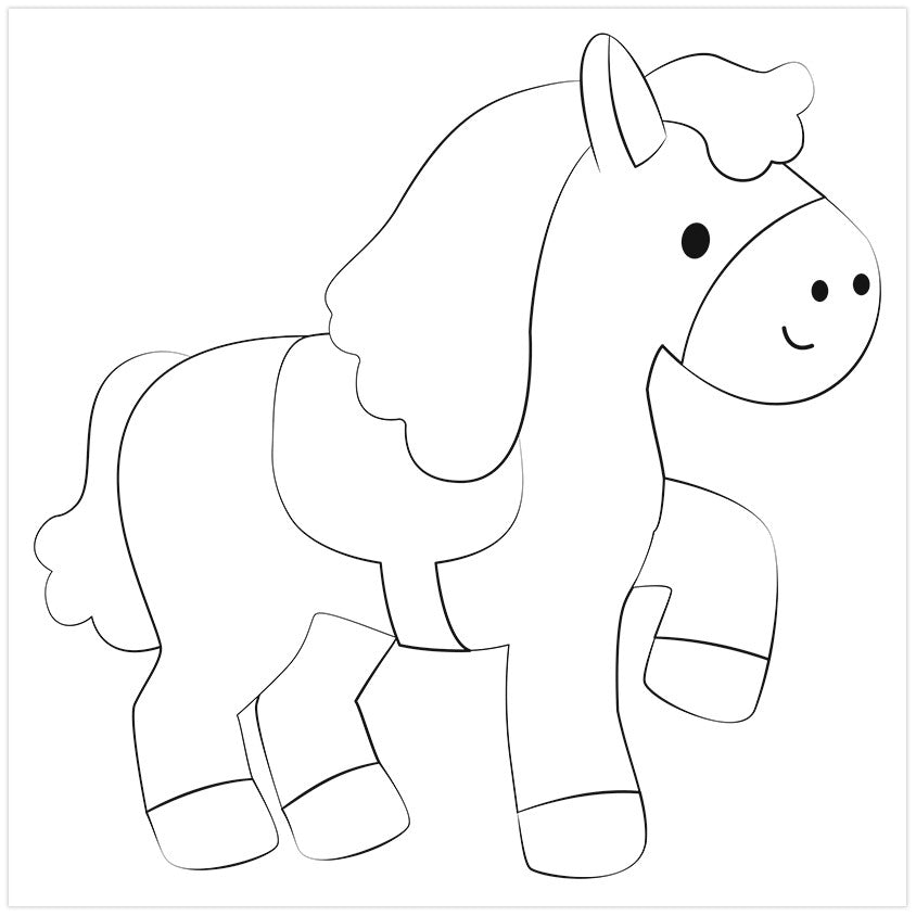 URSUS Knüddelbilder Set 21290006 Haustiere 6 Bilder