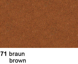 URSUS Bastelfilz 20x30cm 4170071 braun,150g 10 Bogen
