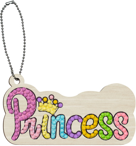 URSUS Diamond Sticker Princess 43510002 2 Karten, 2 Anhänger