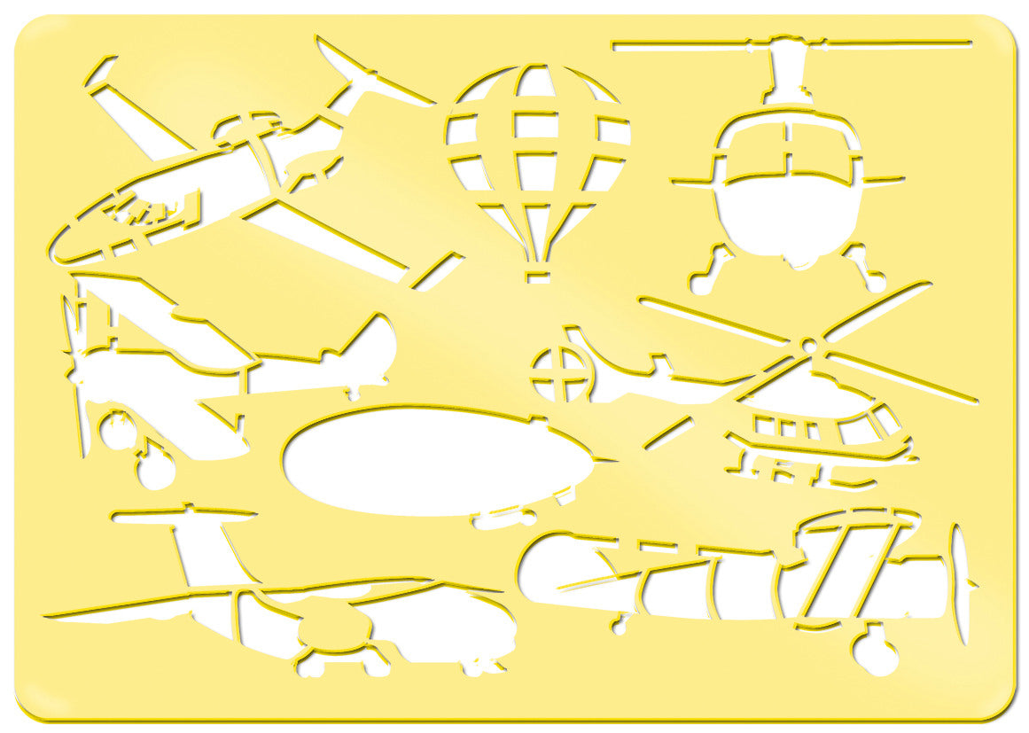 URSUS Schablonen Set 2 Cars 44100002 26.8x18.9x0.2cm 6 Stück