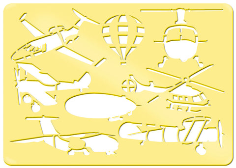 URSUS Schablonen Set 2 Cars 44100002 26.8x18.9x0.2cm 6 Stück