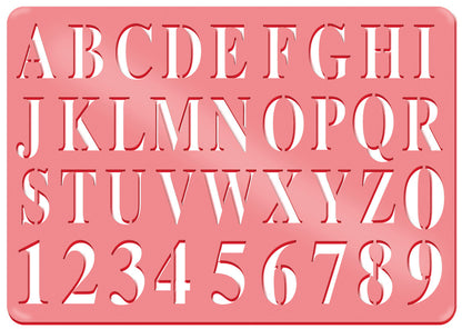 URSUS Schablonen Set 3 Tiere 44100003 26.8x18.9x0.2cm 6 Stück