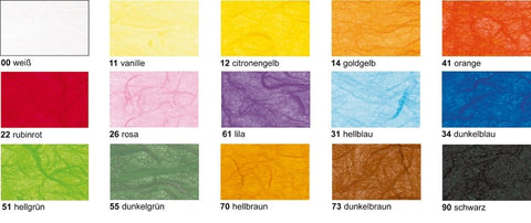 URSUS Strohseide 50x70cm 4812200 weiss 25g