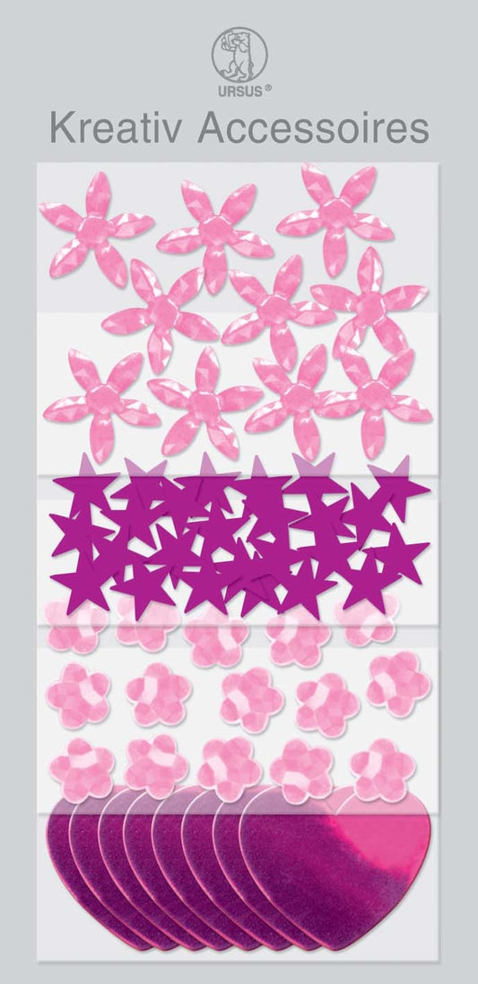 URSUS Kreativ Accessoires 56400046 Sterne pink