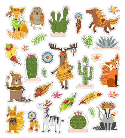 URSUS Glitzer-Sticker FUN Mot. 04 59540004F 156 Sticker